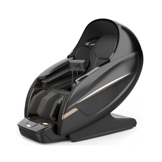 Vue de profil fauteuil de massage ASTARIJA AJ131 Plus coloris noir