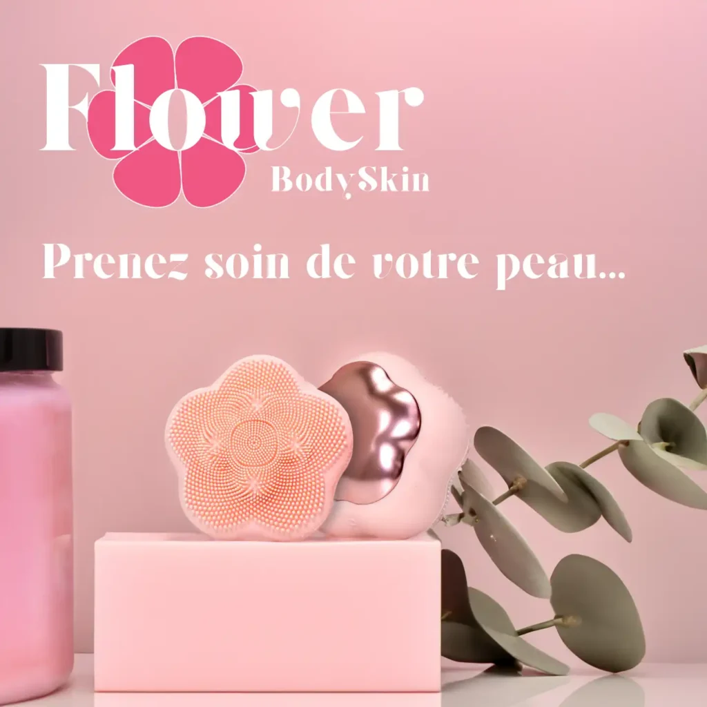 Brosse-visage-Flower-rose-1