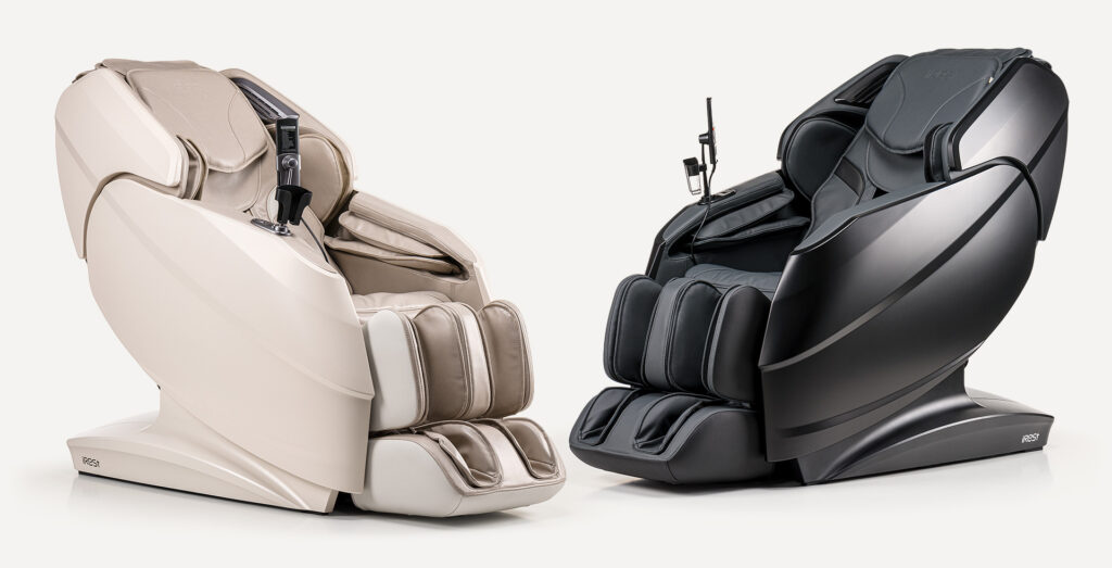 Deux coloris disponibles des fauteuils IREST A550