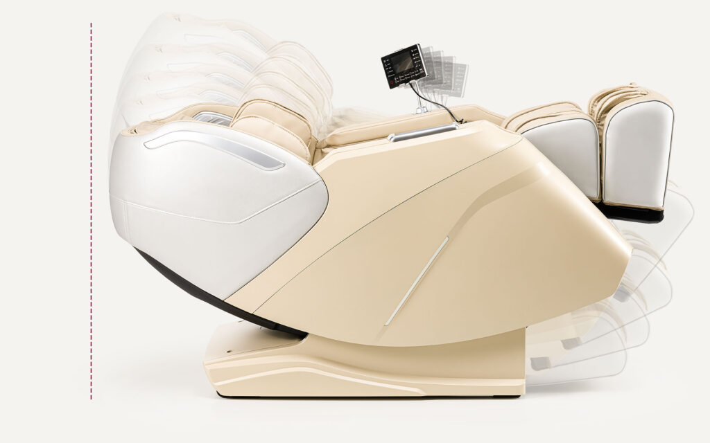 Fonction zéro-space, positionnement du fauteuil au plus près du mur, modèle IREST A336