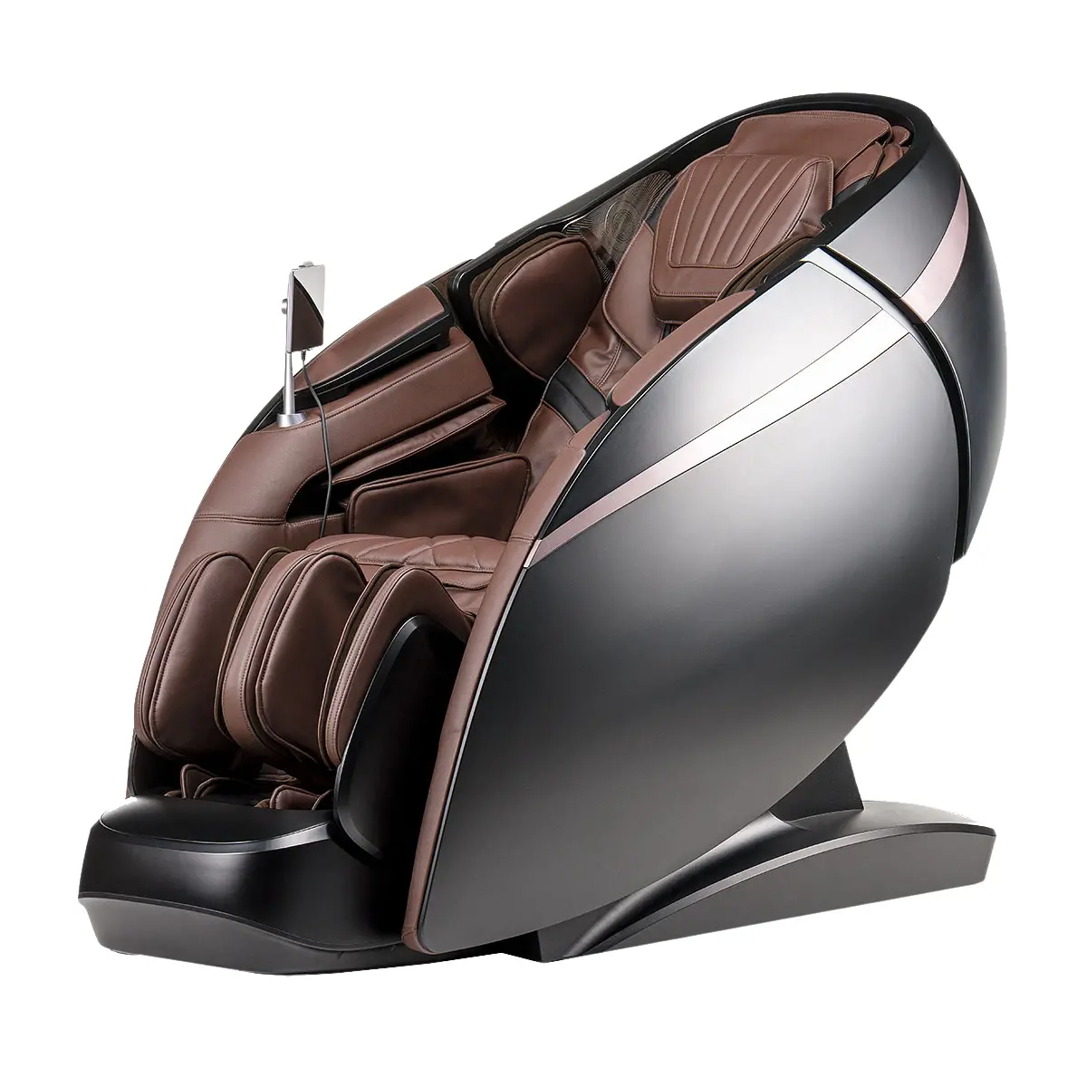 Fauteuil de massage IREST A801, Bodygravity, Vue profil noir