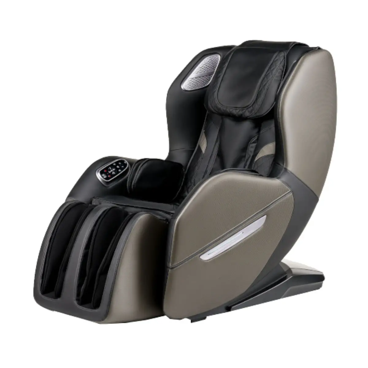 vue profil avant Fauteuil de massage Irest A166 noir de bodygravity