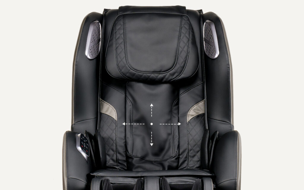 Repérage du positionnement du mécanisme 3D du fauteuil de massage IREST A166