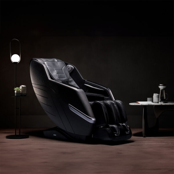 Mise en situation du fauteuil de massage IREST A360, coloris noir