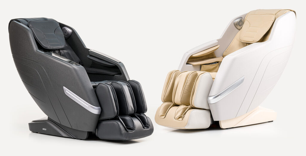 Deux coloris disponibles des fauteuils IREST A360