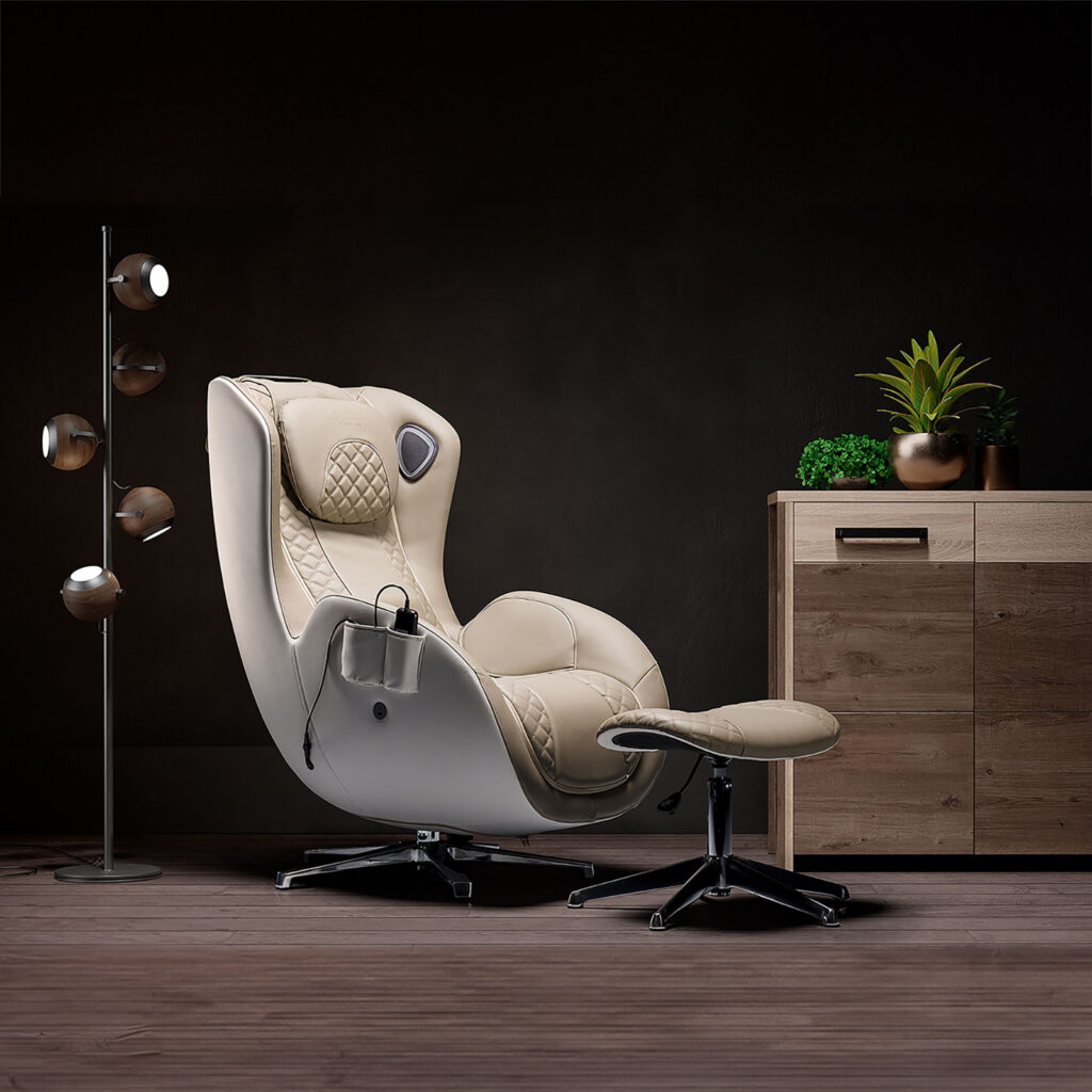 Fauteuil de massage IREST A185 intégration, coloris blanc