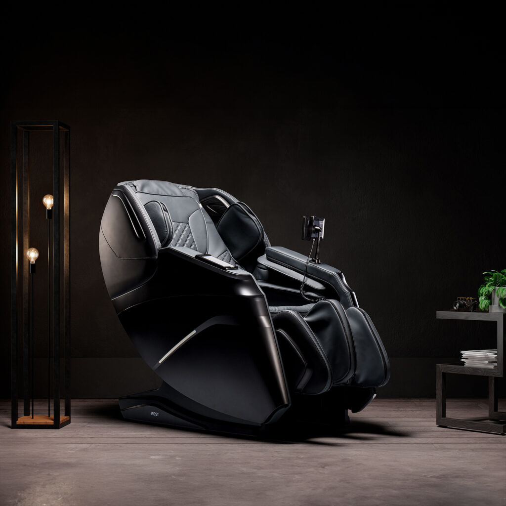intégration fauteuil de massage IREST A336-31 open, coloris noir