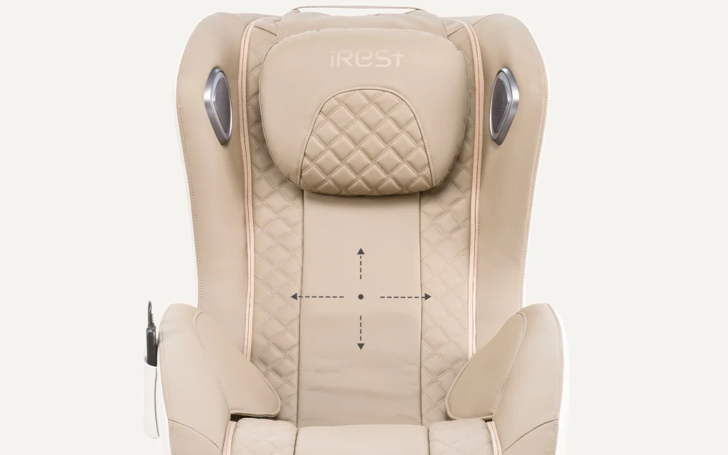 Repérage du positionnement du mécanisme 3D du fauteuil de massage IREST A185