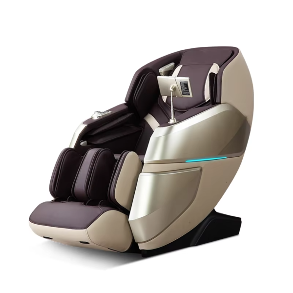Fauteuil massage Houat vue profil marron