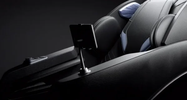 Vue zoom du fauteuil de massage Sein