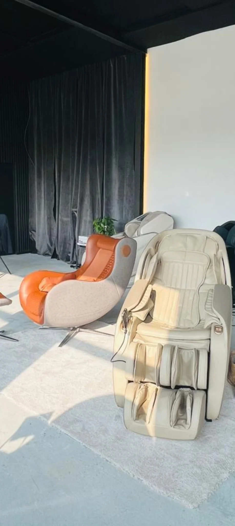BodyGravity concept store modèles de fauteuils de massage Distegn