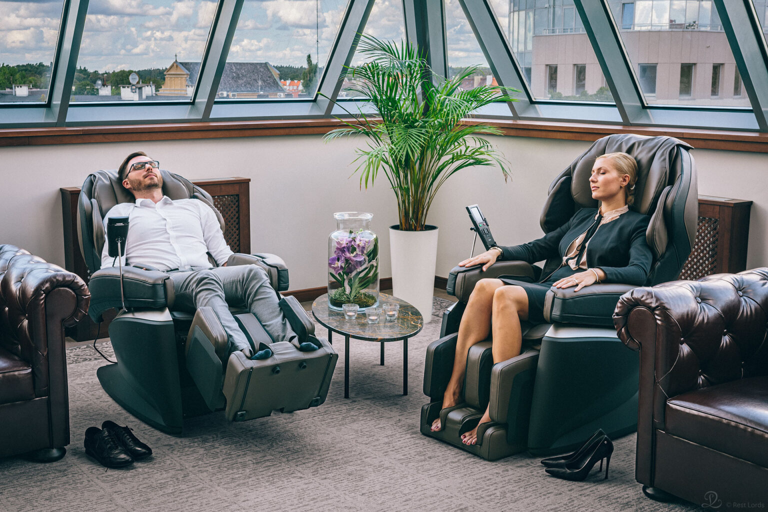 Espace de relaxation en entreprise