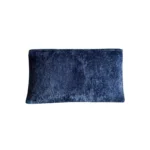 Vue de face du coussin massant RELAXO bleu de la marque Bodyskin sur fond blanc